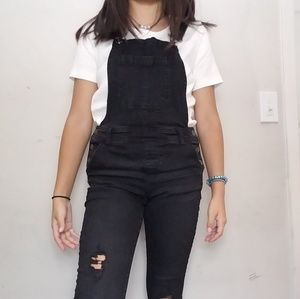 Black overalls